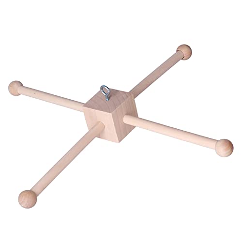Wooden Wind Baby Crib Mobile for Eyesight Growth and Attention Development