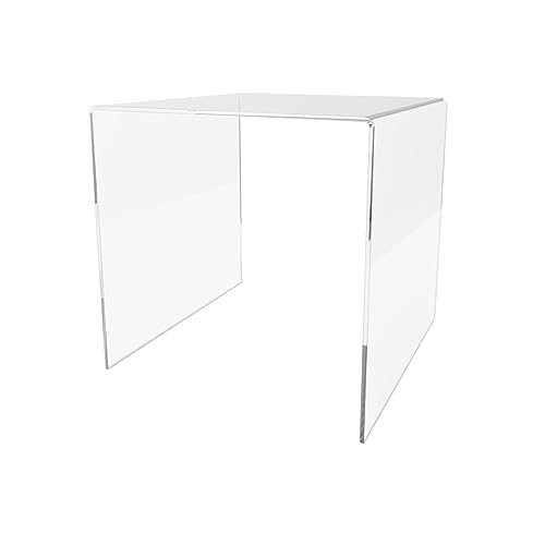Acrylic Display Riser Stand 8 Inch Clear Square