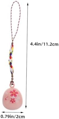 Cherry Blossom Decorative Hanging Bell Pendant for Phones Cars Homes
