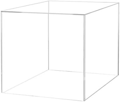 Clear Large Square Acrylic Display Cube 18 Inch 1