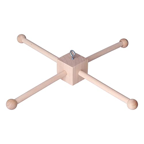 Wooden Wind Baby Crib Mobile for Eyesight Growth and Attention Development