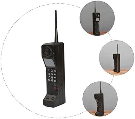 Vintage Decor Cellphone Model Iron Phone Statue Retro Ornament