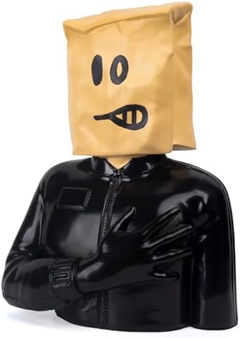 Anguished Mask Statue for Home Office Decor