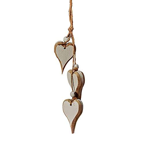 SunBeam Heart-shaped Wooden Hanging Decorative Ornaments
