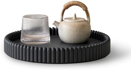 Concrete Black Coffee Table Decor Tray 1