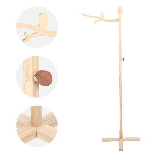 Wooden Crib Mobile Stand with Anti Tip Design for Baby Nursery