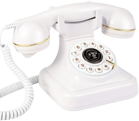 Audio Guest Book Phone for Weddings and Birthdays White