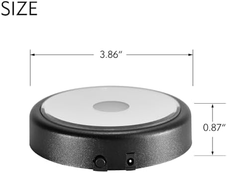 IFOLAINA Multicolor LED Light Base Display Stand Pedestal
