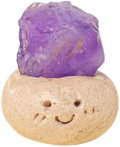 Amethyst Crystal Desk Ornaments Natural Mini Decor for Office Home