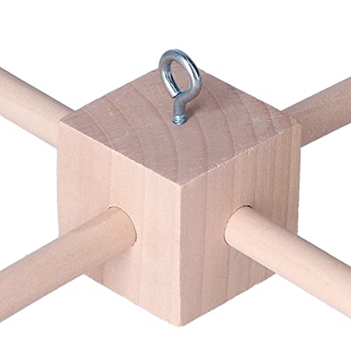 Wooden Wind Baby Crib Mobile for Eyesight Growth and Attention Development