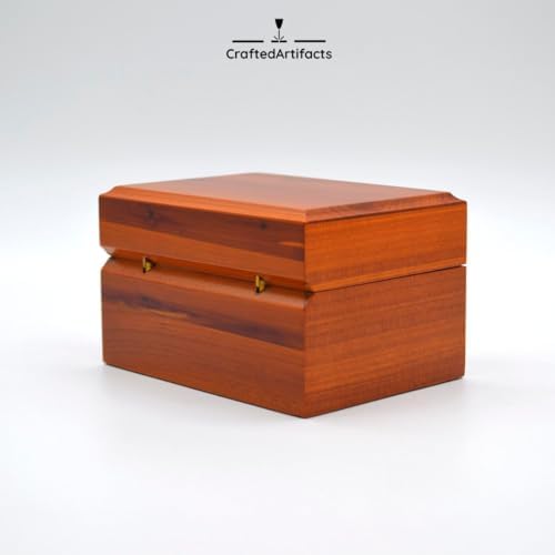 Aromatic Cedar Urn for Human and Pet Ashes Small Size
