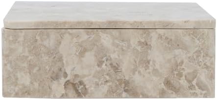 A B Home Beige Marble Decorative Box 1