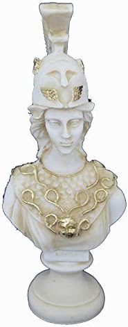 Athena Pallas Marble Sculpture Bust Greek Goddess