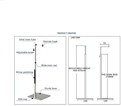 Adjustable Metal Purse Display Stand for Bags