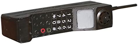 Vintage Decor Cellphone Model Iron Phone Statue Retro Ornament