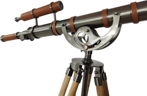 Custom Engraved Double Barrel Telescope - Personalized Home Decor Gift