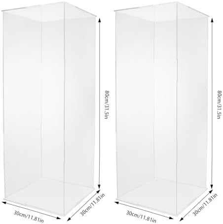KELIBI 2PCS 31 Tall Acrylic Flower Stand Display