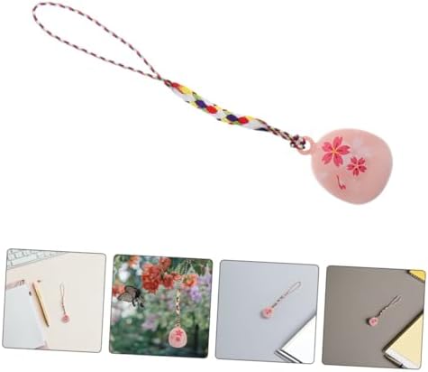 Cherry Blossom Decorative Hanging Bell Pendant for Phones Cars Homes