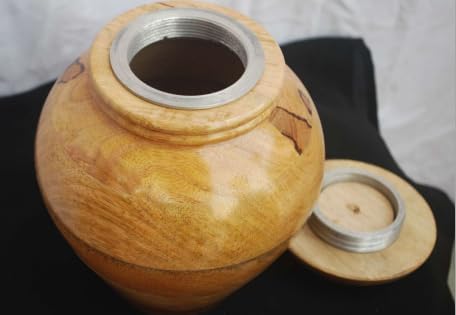 Handcrafted Wooden Urn for Human Ashes Cremation