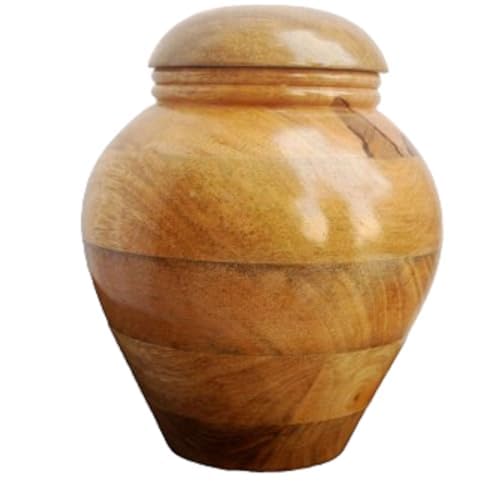 Handcrafted Wooden Urn for Human Ashes Cremation