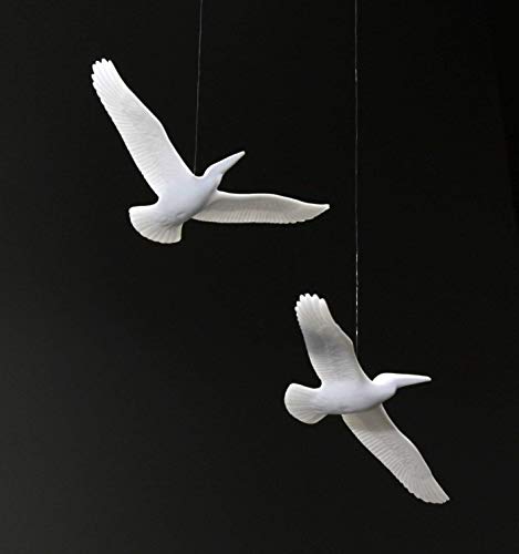 PELICAN DUO MOBILE Sculpture Art 6in Wingspan