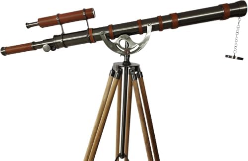 Custom Engraved Double Barrel Telescope - Personalized Home Decor Gift