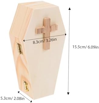 Coffin Shape Decorative Jewelry Storage Box