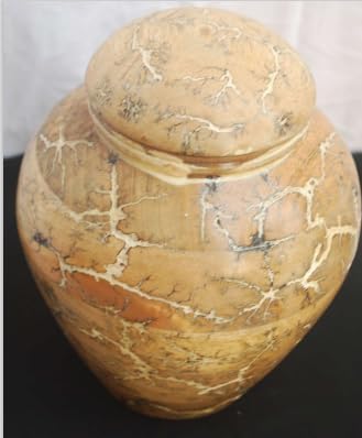 Handcrafted Wooden Urn For Human Ashes - Elegant Memorial Design