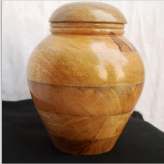 Handcrafted Wooden Urn for Human Ashes Cremation