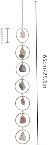 7 Chakra Healing Crystals Wall Hanging Decor