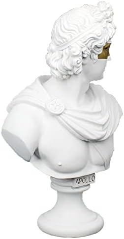 YUEOECOR 14 Inch David Bust Statue Home Decor