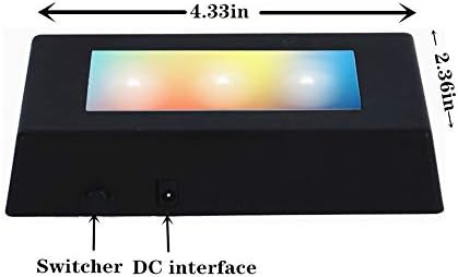 Eustuma Color Changing LED Light Base Display Stand