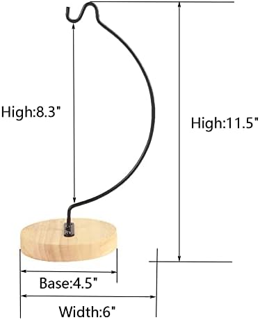 YY YEARCHY Semicircular Display Stand for Air Plants and Decor