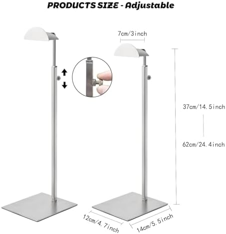 Stainless Steel Handbag Display Stand Set of 3