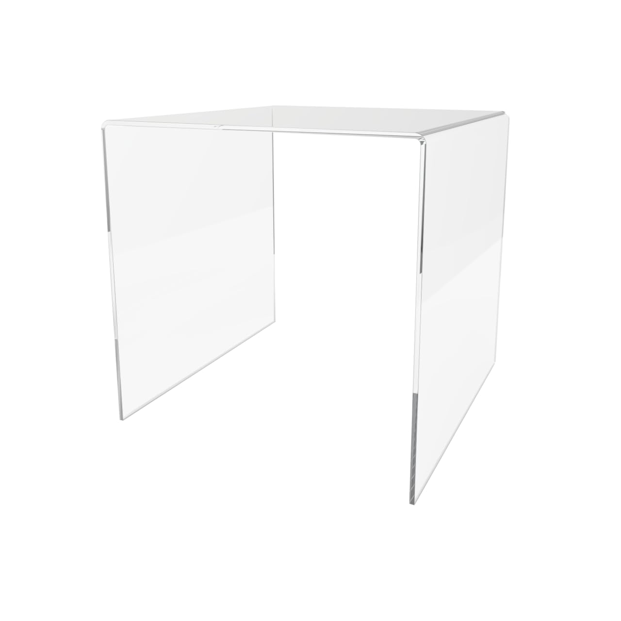 Acrylic Display Riser Stand 8 Inch Clear Square