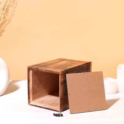 Hashcart Wooden Cremation Urn for Human Ashes 250 Lbs