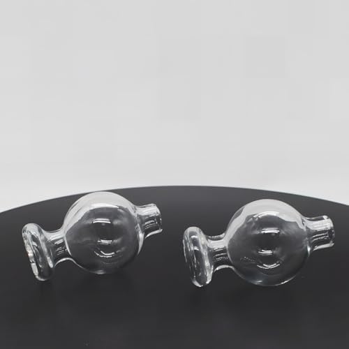 Mini Round Glass Dust Cover 2 PCS Transparent