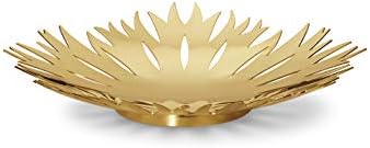 Georg Jensen Holiday Gold Ice Flower Decorative Bowl
