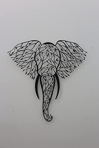 Tualist Metal Elephant Wall Art 50x47cm