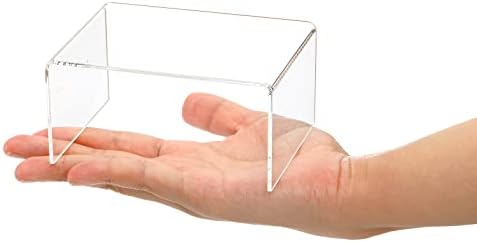 Hedume 16 Pack Clear Acrylic Display Risers for Jewelry and Decor