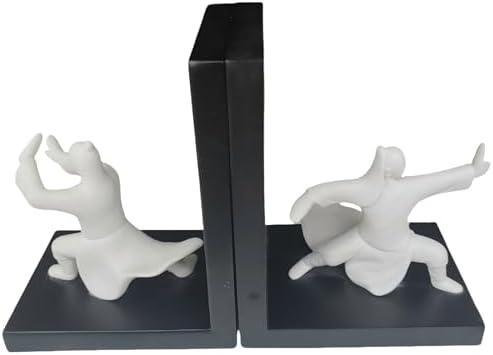 Modern Tai Chi Yin Yang Decorative Bookends Set