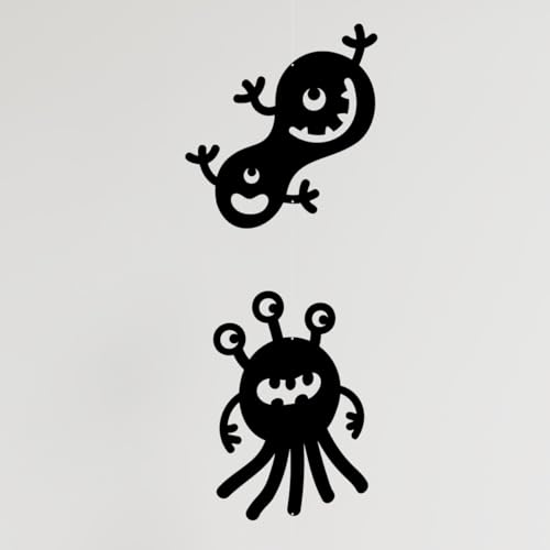 Adorable Monster Hanging Mobile for Kids Room Decor