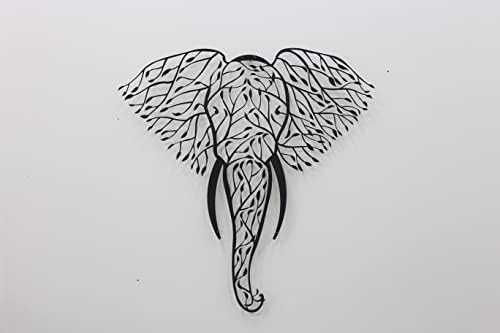 Tualist Metal Elephant Wall Art 50x47cm