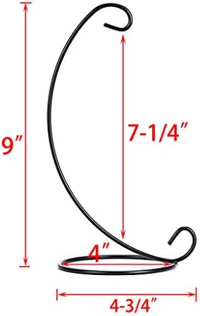 OwnMy 10 Pack Iron Hanging Ornament Display Stand