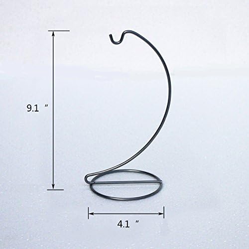 YEARCHY Ornament Display Hanger Rack Stand Hook for Christmas Party Decoration Black