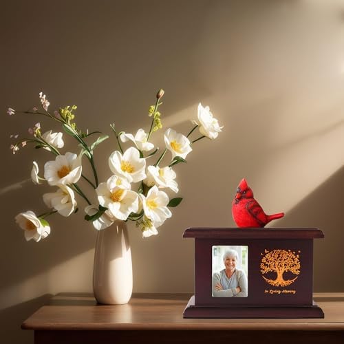 Contid Personalized Wooden Urn with Photo Frame