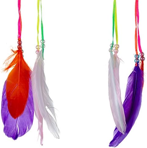 Rainbow Shape Dream Catcher with Feathers
