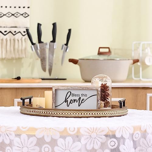 FESTWIND Coffee Table Tray with Handles