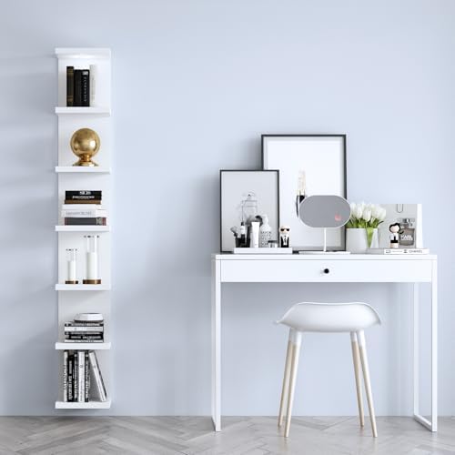 7 Tier Floating Wall Shelf with LED Light