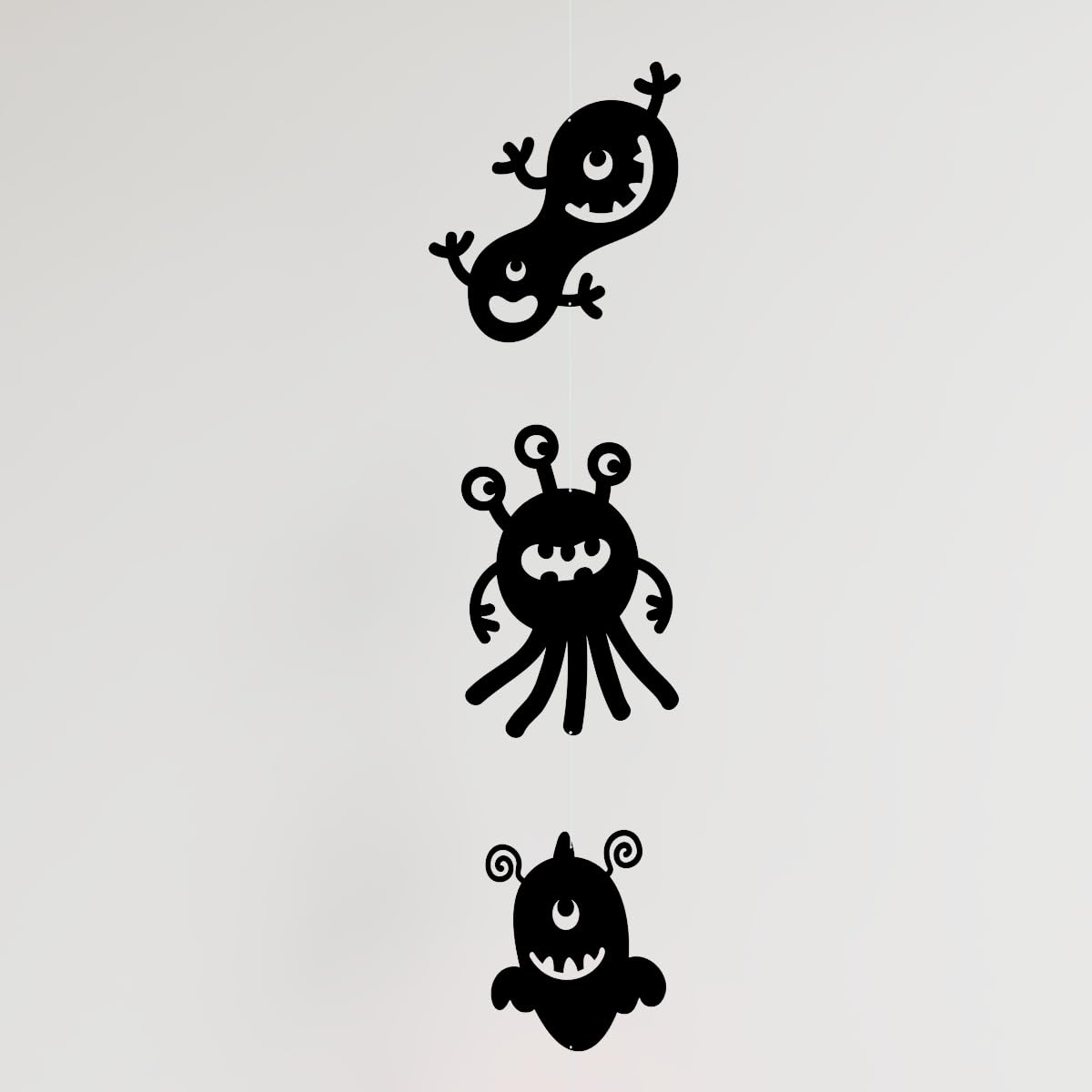 Adorable Monster Hanging Mobile for Kids Room Decor